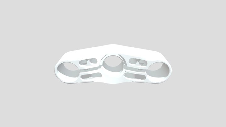6061 Triple Clamp Set – Black Anodized