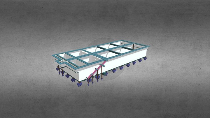 TANQUE DE AERAÇÃO 3D Model