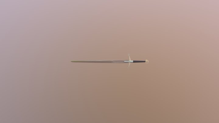 Claymore Sword 3D Model