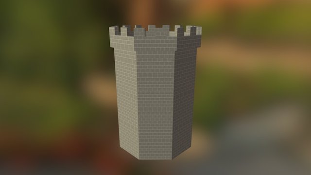 Stone Tower SF 3D Model