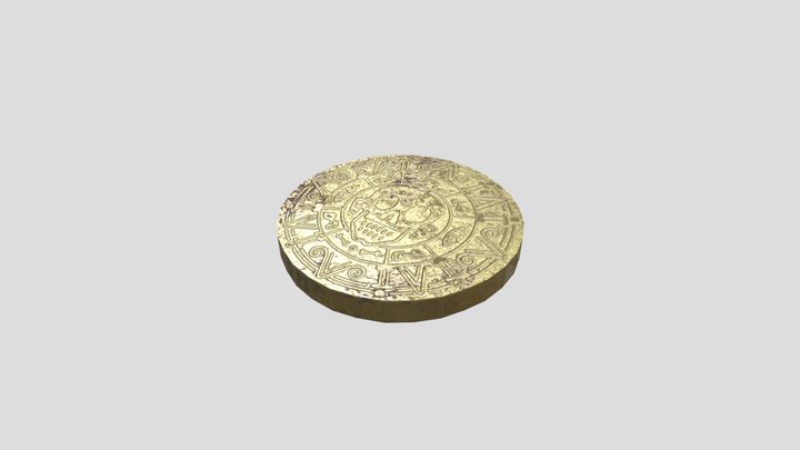 Pirate Coin 3D Model