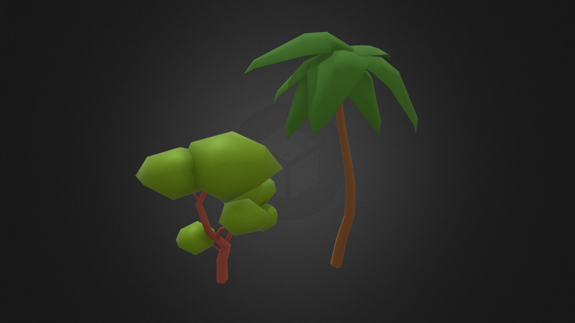 Low Poly Exotic Trees