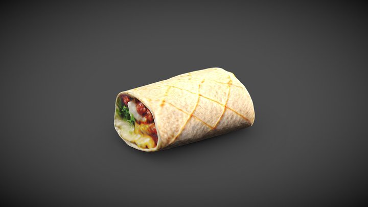 Burrito 3D Model