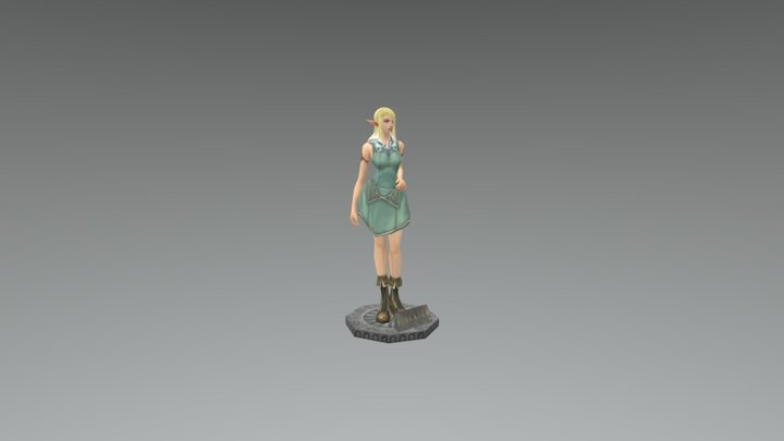 npc elfo lineage 3D Model