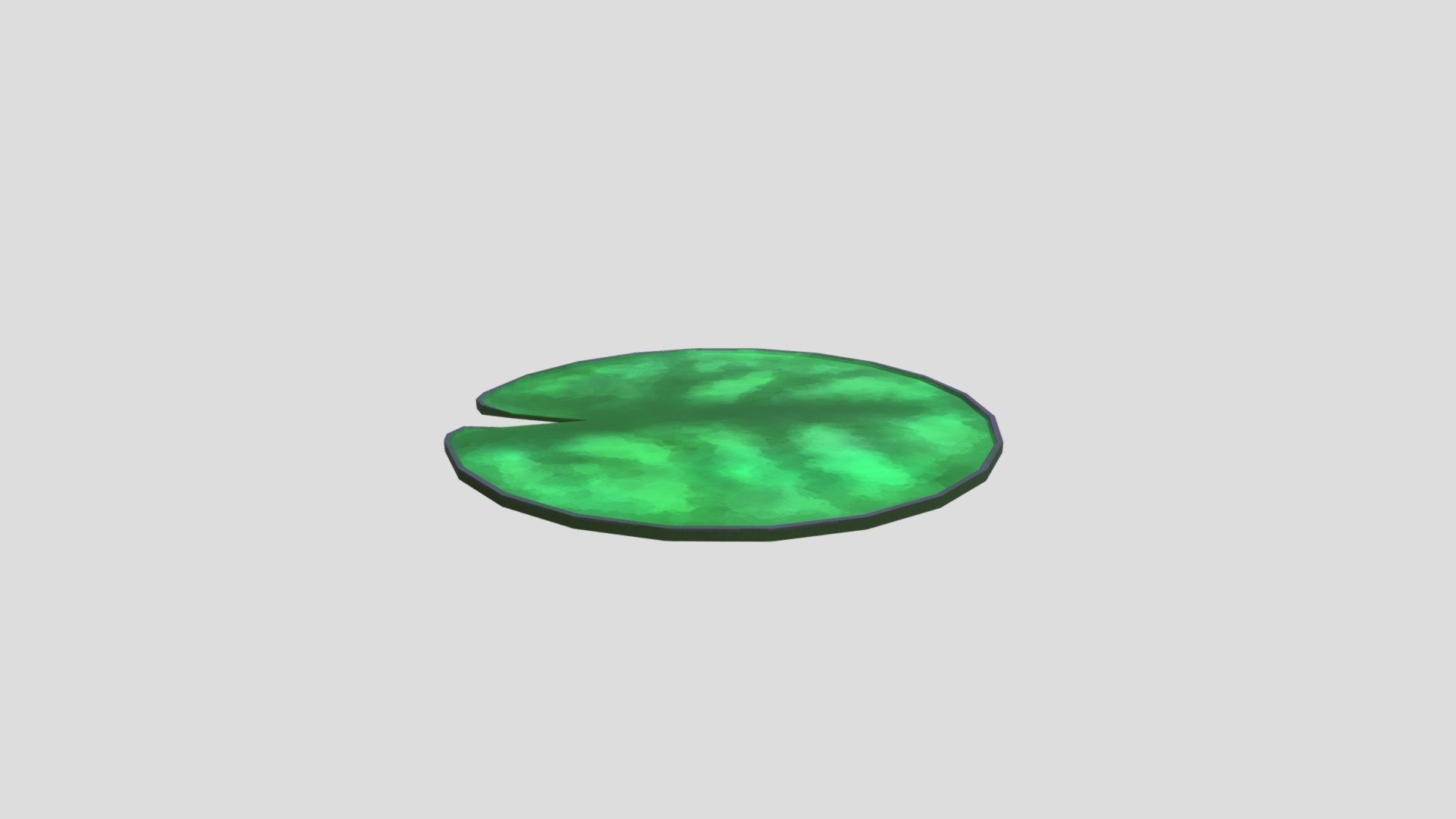 WaterLily Stylized - Low Poly - FBX