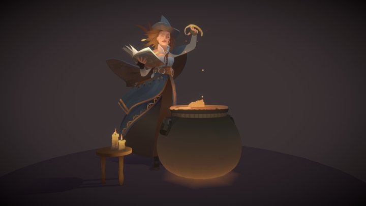 Tasha's Cauldron of Everything (VR) 3D Model