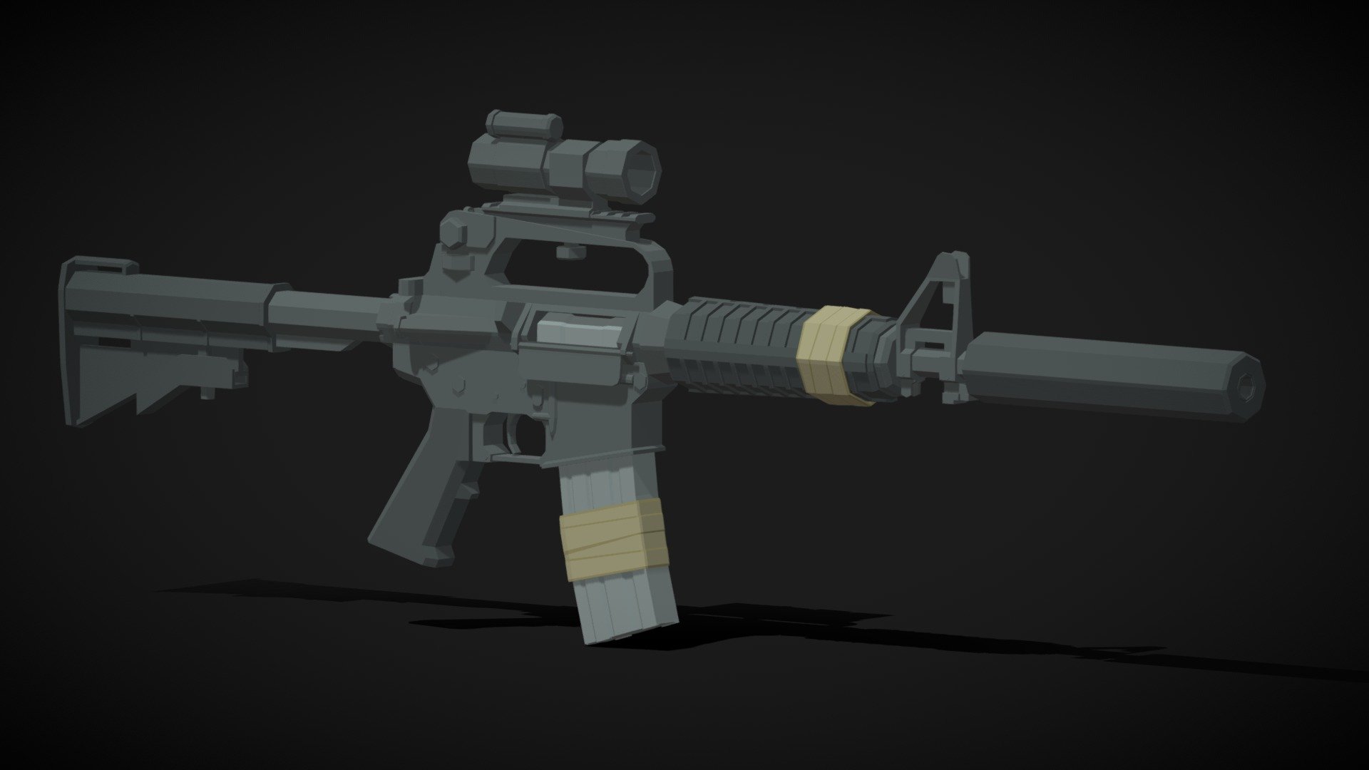 "Low Poly" M733