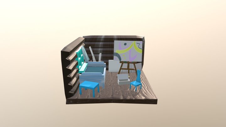Interior Casita 3D Model