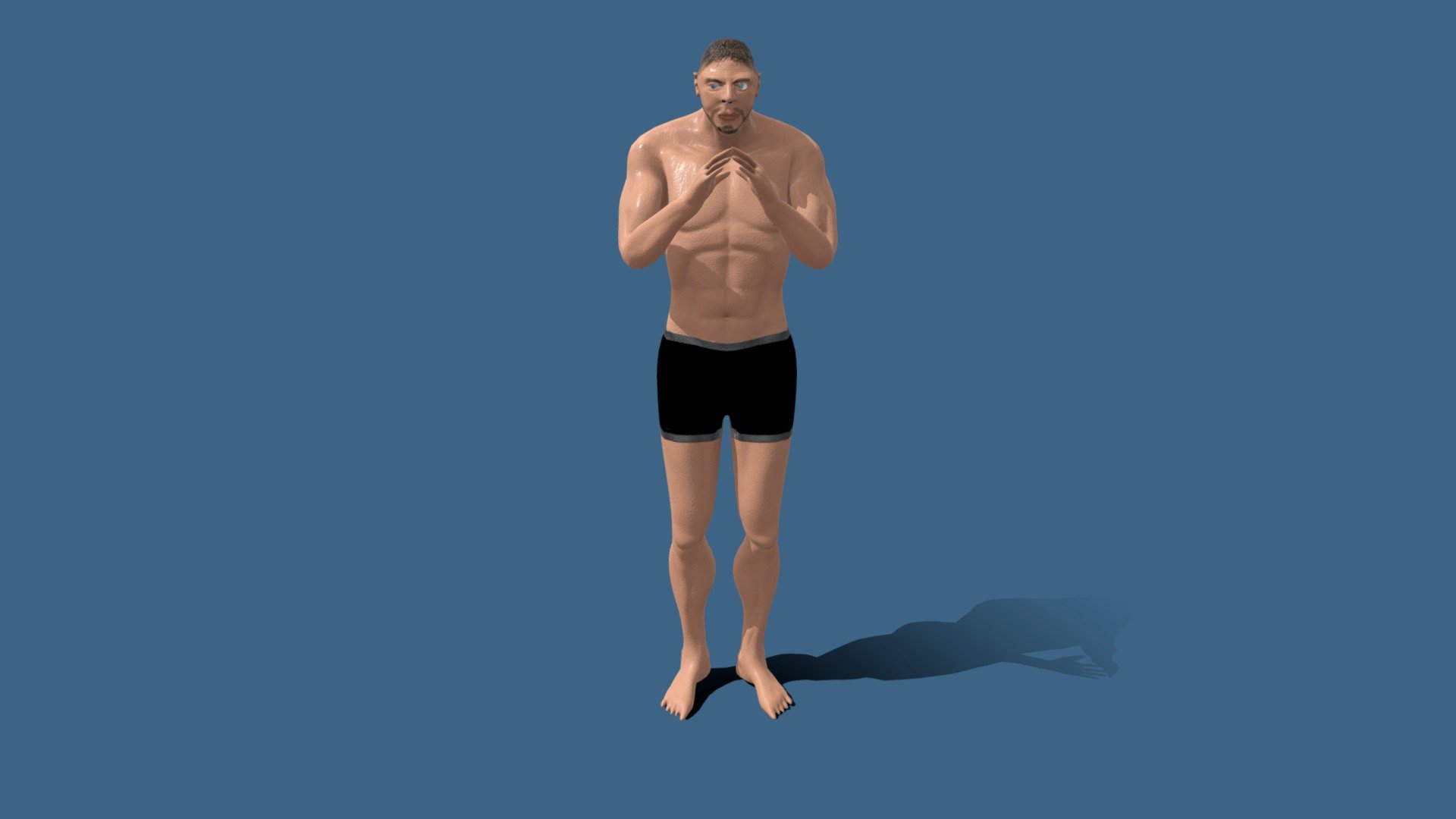 Posed Male Character