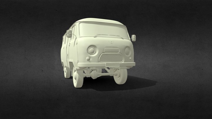 UAZ -452 3D Model