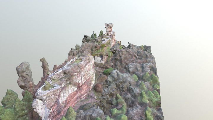 Burg Drachenfels 3D Model