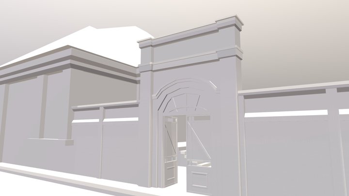 Chinese Building outside – Modello 3D gratuito STL