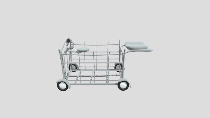 Stuff Mart Cart 3D Model