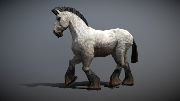 3DRT - Fantasy mounts - Horse 3D Model