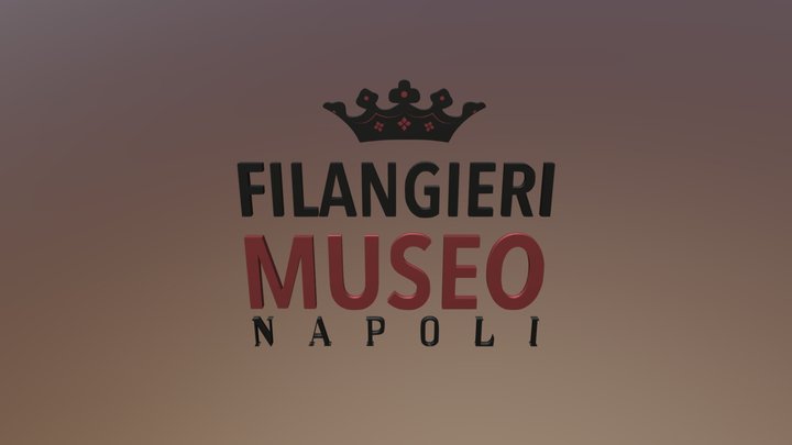 Civic Museum Gaetano Filangieri - Logo 3D Model