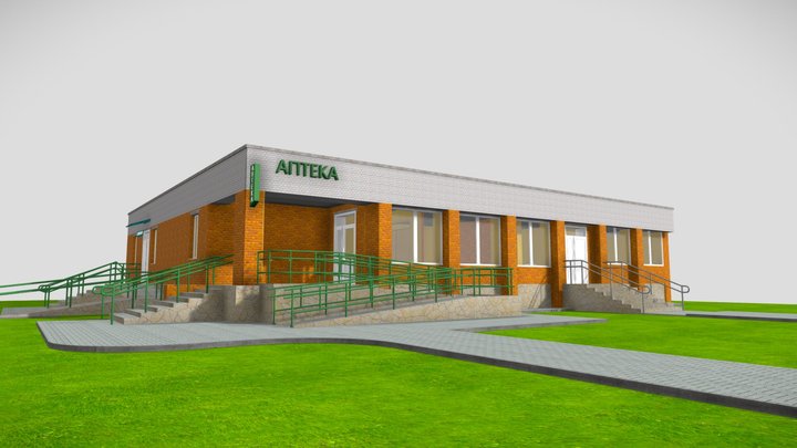 аптека 3D Model