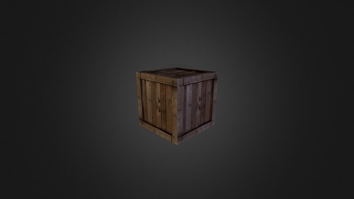 Crate 3D Model