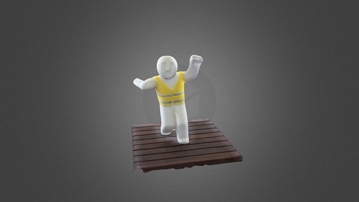 Jojo le Gilet Jaune 3D Model