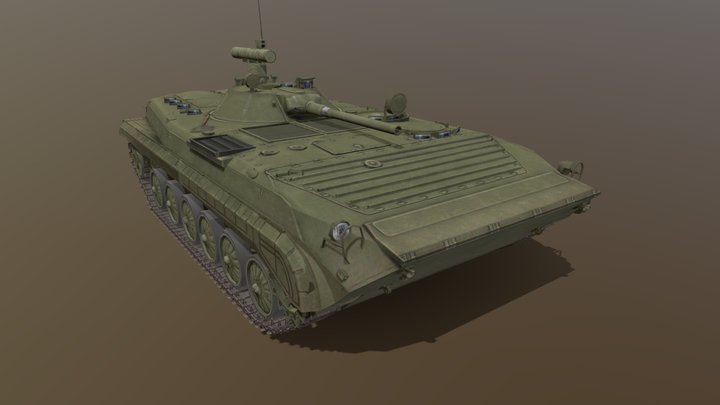 BMP-1P – Modello 3D gratuito STL