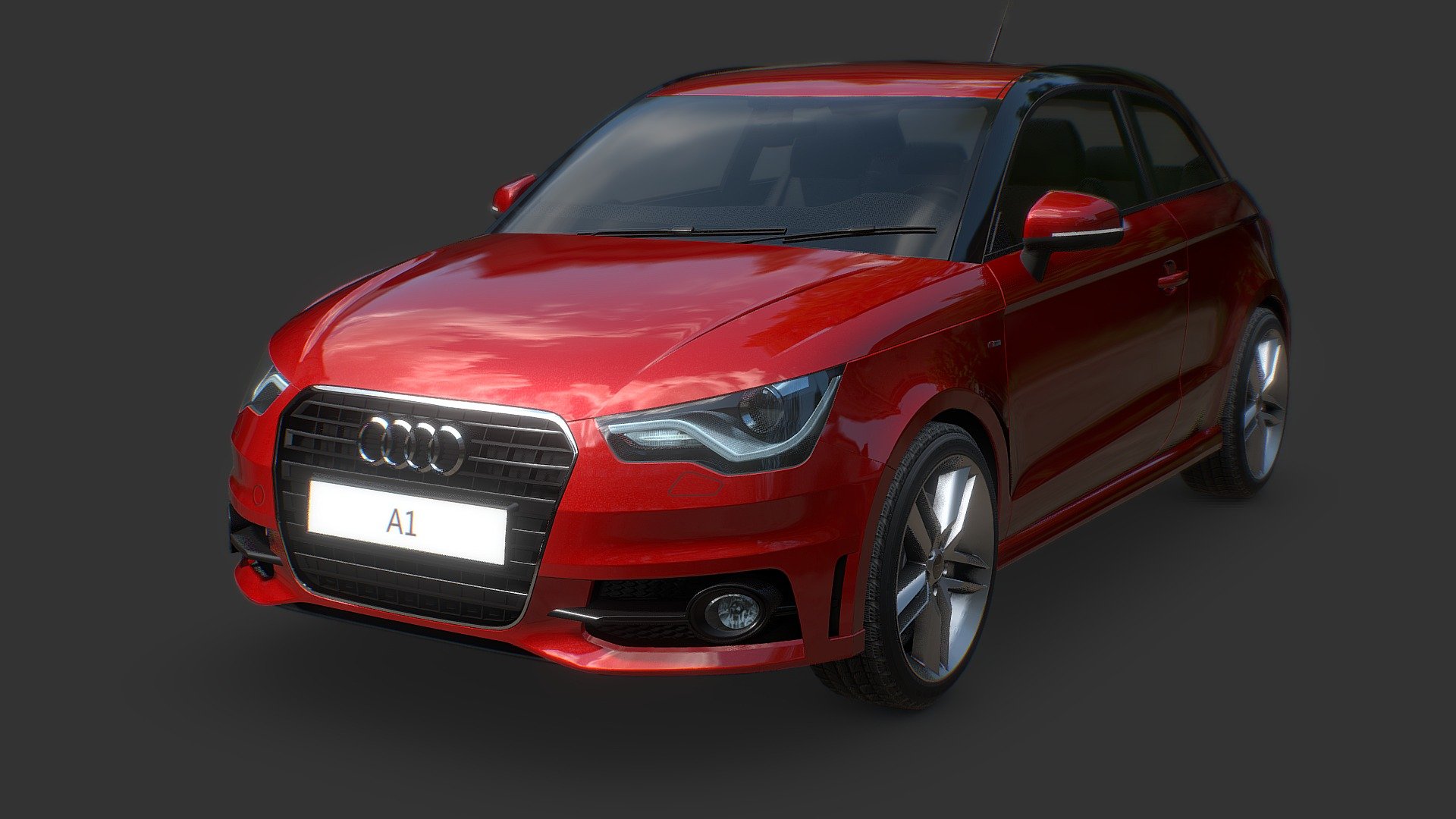 Audi Car - 3D model by Mudassir (@mudassirnu) [954b66c]