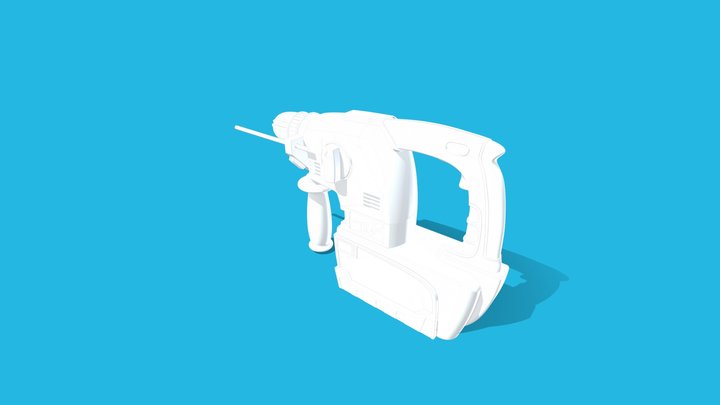 03 Hammer Drill 3D Model