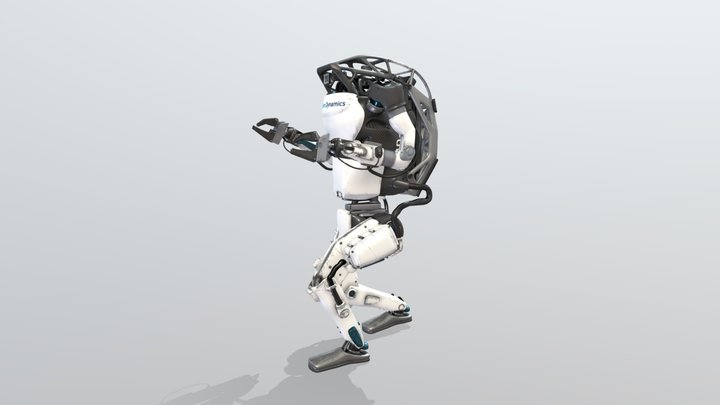 Robot Random Dynamics animated 2023. 3D Model