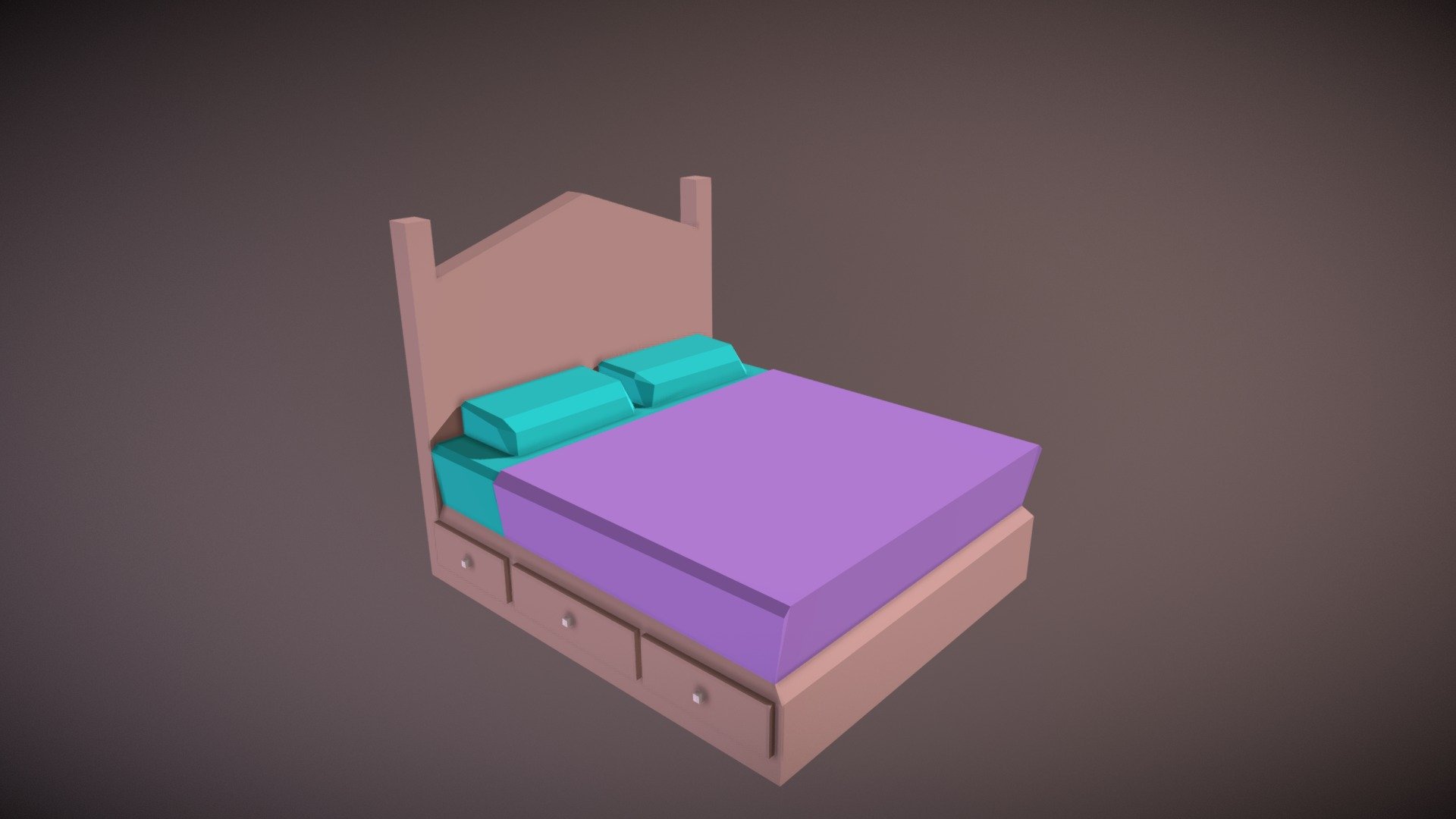 Bed Download Free 3d Model By Sirkitree [954bcc1] Sketchfab