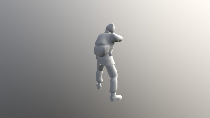 Stalker Hero Anim 3D Model