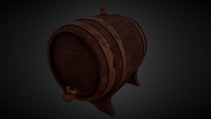 Barrel 3D Model