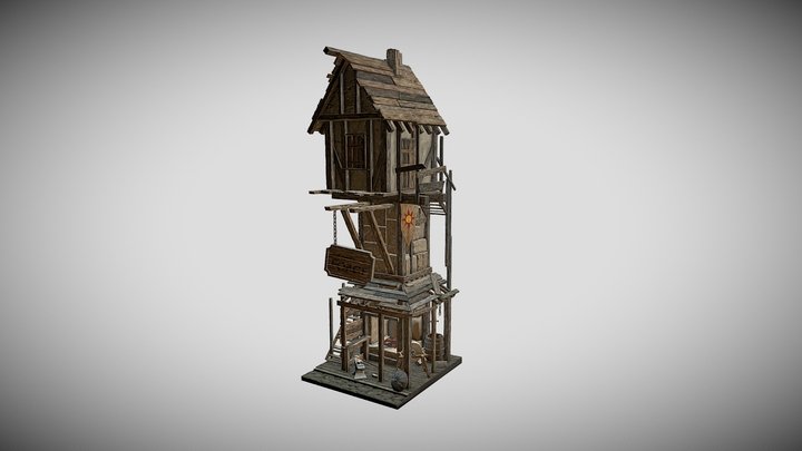 Sculpting: Storefront - Dark Souls Blacksmith 3D Model
