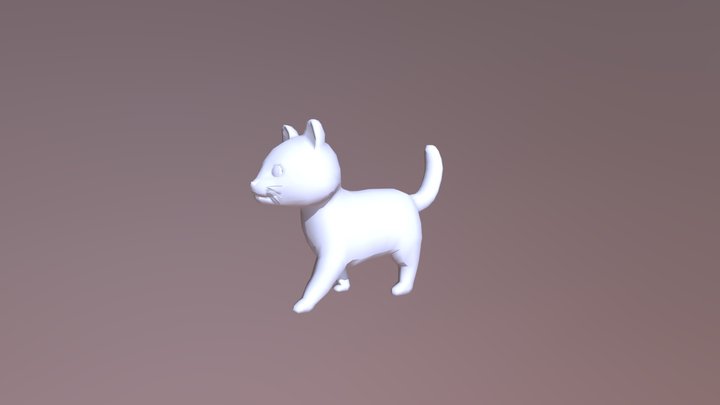 Toon-cat-free 3D Model