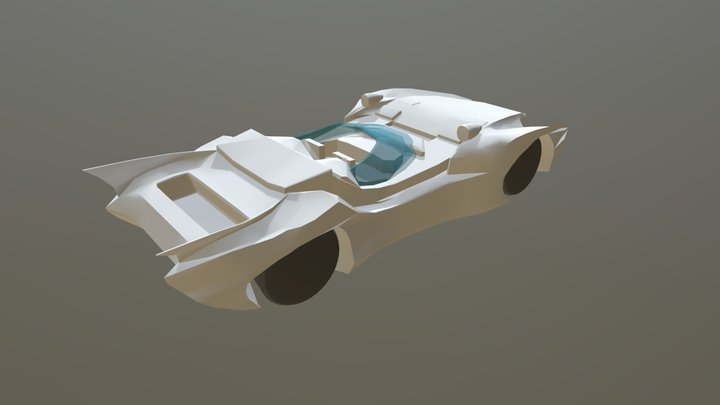 The Mach 5! W.I.P 3D Model