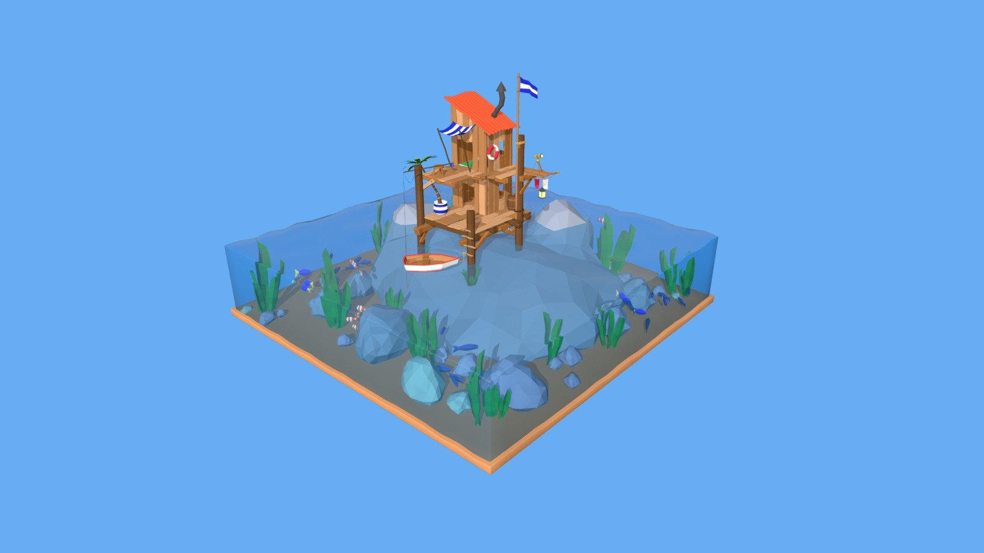Sea Shack Diorama