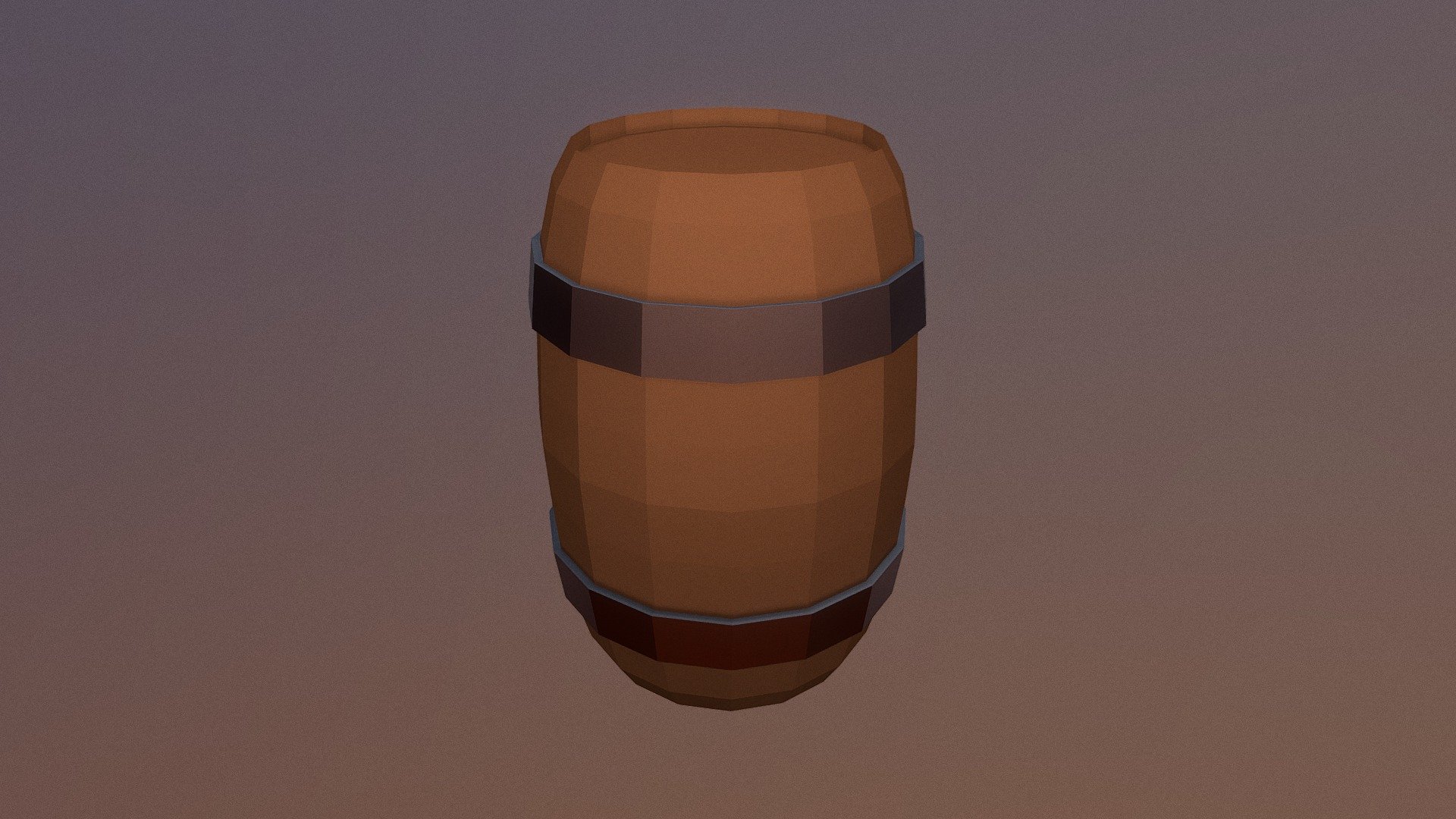 Basic Low-Poly LOD Barrel