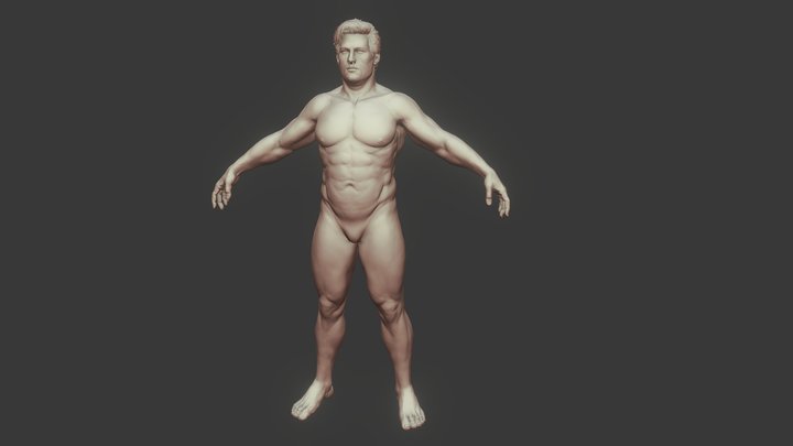 Body Base_Zbrush 3D Model