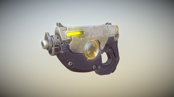 Sci-fi Gun 3D Model
