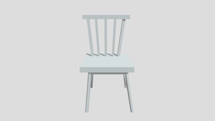 Darcey Valle Chair Finished 3D Model