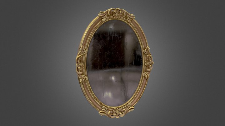 Victorian Mirror / Picture Frame 3D Model
