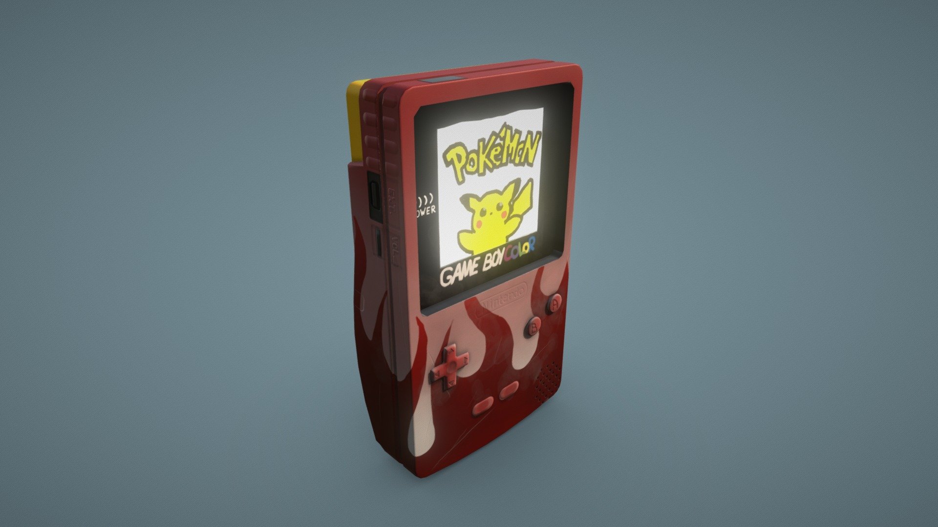 #GameBoyChallenge | My hand painted GameBoy