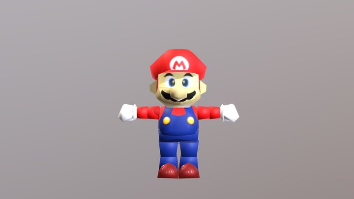 Mario 3D Model