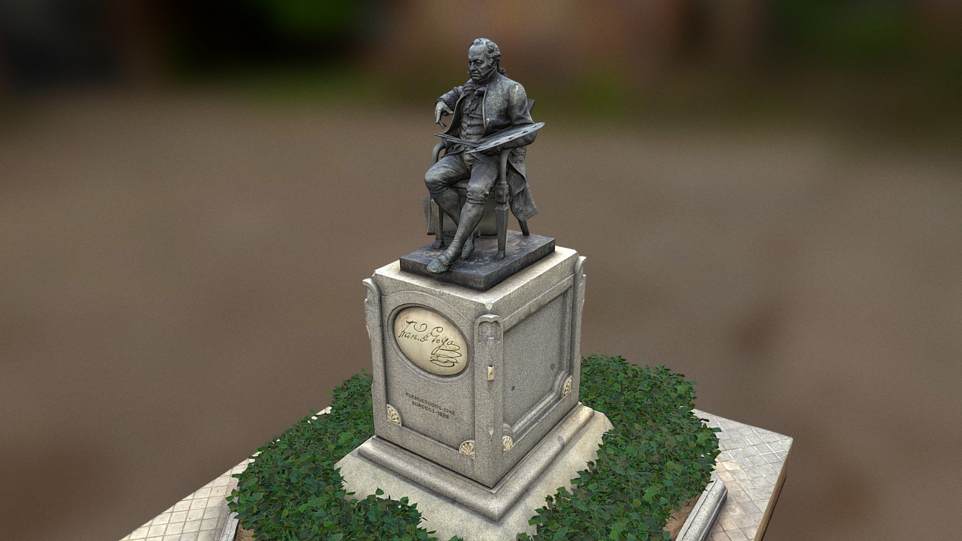 Francisco Goya, Madrid — Sketchfab embed 3D viewer