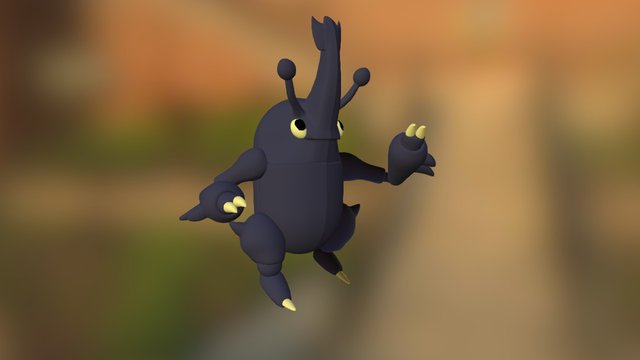 Heracross 3D Model