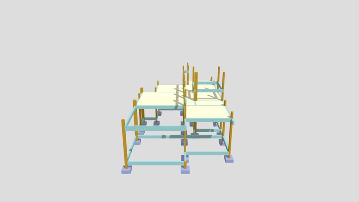 3D Estrutura - Pier 3D Model