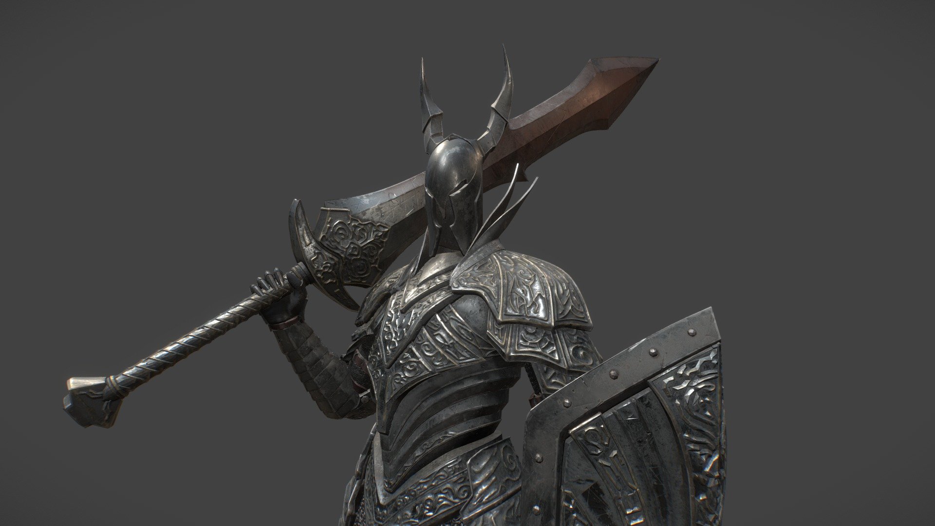 Black-Knight.US.desert 3D Model