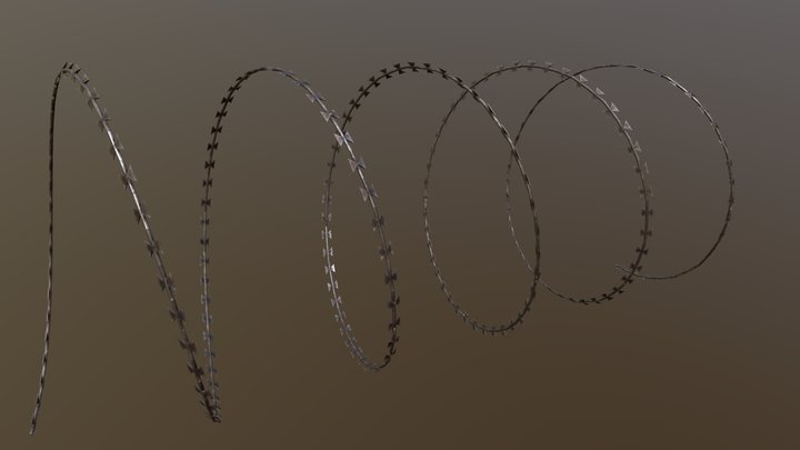 Razor wire 3D Model