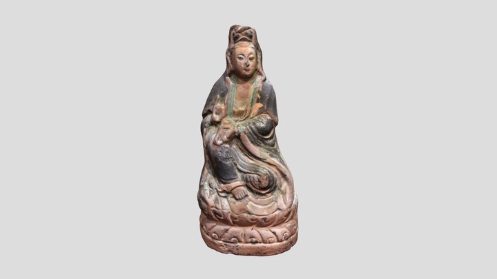 4.神像 觀音菩薩 3D Model