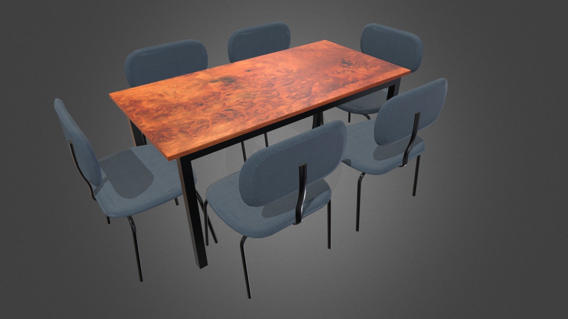 Chairs and table Buy Royalty Free 3D model by nemo81 [9555522