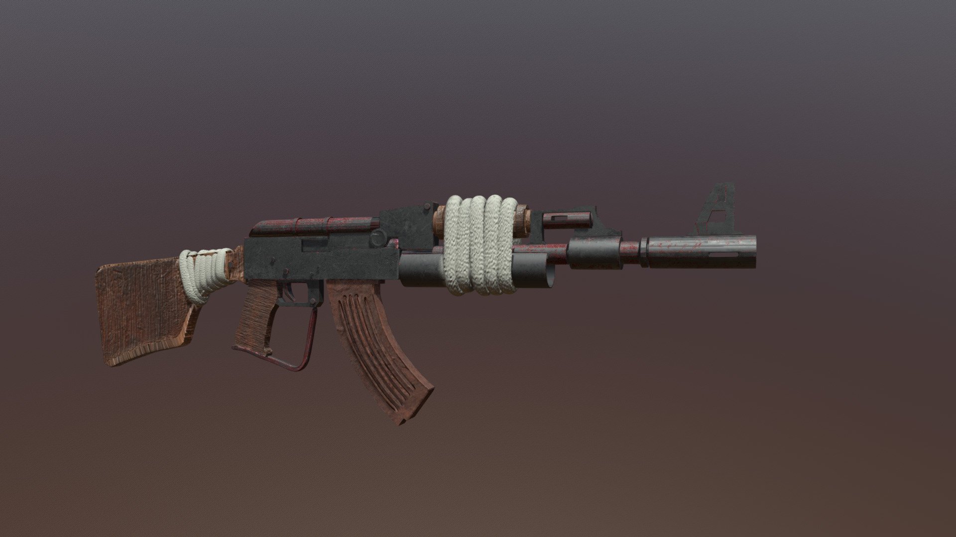 Post-Apocalyptic AK-47