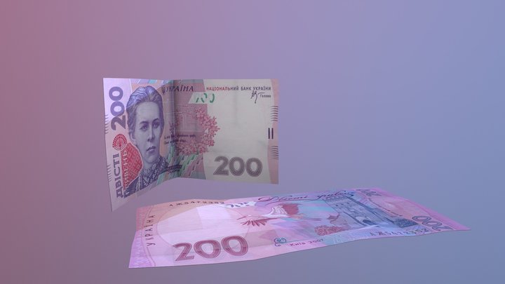 Hryvna 3D Model