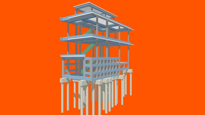Projeto estrutural AeV 3D Model
